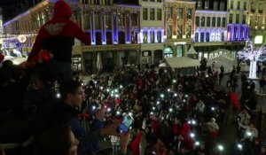 Les Marocains en folie après la victoire face à l'Espagne