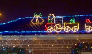 Barlin : chaque année, un couple illumine sa maison à l’approche de Noël