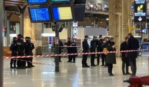 Agression à l'arme blanche à la Gare du Nord: arrivée du préfet Nuñez