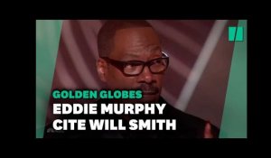 Eddie Murphy n’a pas pu s’empêcher d’évoquer la gifle de Will Smith aux Golden Globes