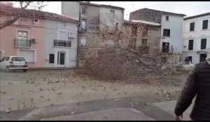 Saint-André-de-Sangonis : abattage des platanes de la place