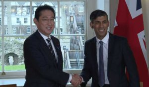 Londres: le Premier ministre britannique Rishi Sunak accueille son homologue japonais Fumio Kishida