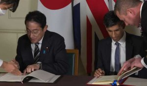 Sunak et Kishida, Premiers ministres britannique et japonais, signent un accord de défense majeur