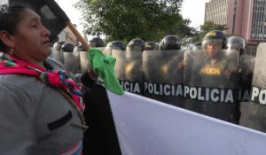 Pérou: des milliers de manifestants à Lima contre la présidente