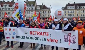 Plusieurs milliers de manifestants à Beauvais contre la réforme des retraites jeudi 19 janvier