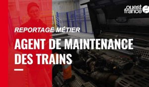 VIDÉO. Agente de maintenance ferroviaire, Lydie Sineux répare les trains du Paris-Granville