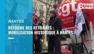 VIDÉO. Réforme des retraites à Nantes : résumé d'une mobilisation historique