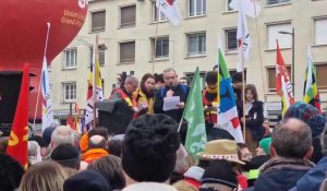 Manifestation contre la réforme des retraites à Amiens