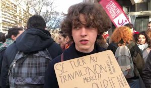 Réforme des retraites : témoignage d'un étudiant dans la manifestation à Lille