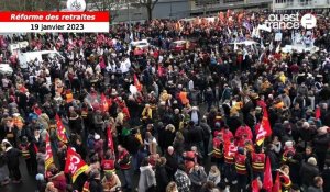 VIDÉO. Des milliers de manifestants réunis à Saint-Brieuc contre la réforme des retraites 