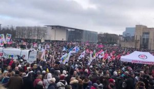 VIDÉO. Grève du 19 janvier : mobilisation massive au Mans contre la réforme des retraites