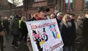 Plusieurs centaines de personnes à la manifestation contre les retraites à Saint-Omer