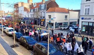 Retour en images sur la manifestation calaisienne du 19 janvier contre la réforme des retraites