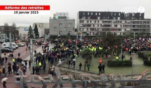 VIDÉO. Grève contre la réforme des retraites : un cortège massif se forme à Saint-Nazaire 