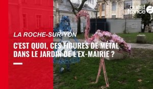 La Roche-sur-Yon. C'est quoi, ces sculptures de métal dans le jardin de l’ancienne mairie ?