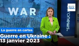 Guerre en Ukraine : la situation au 13 janvier 2023, cartes à l'appui