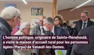 Le ministre Jean-Christophe Combe en déplacement dans la Marne