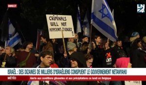 Des dizaines de milliers d'Israéliens conspuent Netanyahu et son gouvernement