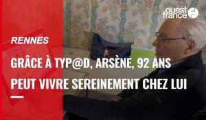 Grâce à Typ@d, Arsène, 92 ans, peut vivre serein chez lui