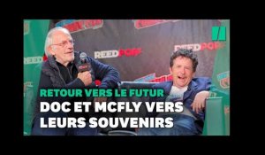« Retour vers le futur »   Les retrouvailles émouvantes de Doc et McFly au Comic Con de New York