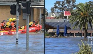 Inondations à Melbourne après de fortes averses