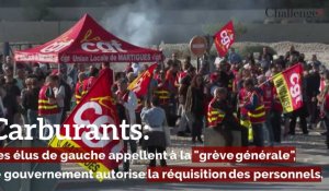 Carburant: Les élus de gauche appellent à la "grève générale", le gouvernement autorise les réquisitions des personnels