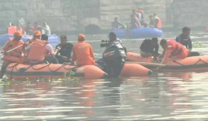Inde: les recherches continuent sur le site de l'effondrement fatal d'un pont suspendu