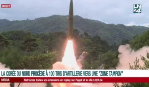 La Corée du Nord procède à 100 tirs d'artillerie vers une "zone tampon" maritime, dit Séoul