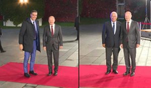 Allemagne: le chancelier Scholz reçoit les Premiers ministres Sanchez et Costa à Berlin