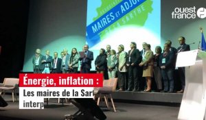 VIDEO. Énergie, inflation... Les maires de la Sarthe interpellent le gouvernement 