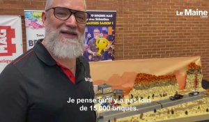 VIDÉO. Sébastien Mauvais, premier gagnant de Lego Masters, dévoile sa Route 66 à Yvré en briques