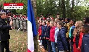 VIDÉO. Les enfants chantent la Marseillaise en mémoire des Angevins fusillés par les nazis