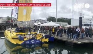 VIDEO. Voile. Le baptême du bateau d'Arnaud Boissières par Thomas Voeckler.