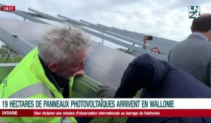 19 hectares de panneaux photovoltaïques arrivent en Wallonie