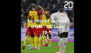 Le debrief express d'OM - RC Lens (0-1)
