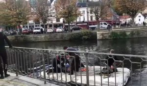 Sauvetage d’un homme de la noyade à Amiens