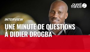 VIDÉO. Ballon d'Or, OM, Camavinga... Une minute de questions à l'ancien footballeur Didier Drogba