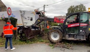 Isbergues : Un camion-poubelles s'encastre dans une habitation