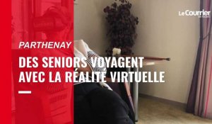 VIDÉO. Des séniors testent la réalité virtuelle pour la première fois à Parthenay 