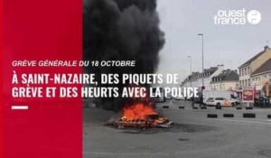 VIDÉO. Grève du 18 octobre : à Saint-Nazaire, neuf jeunes placés en garde à vue en marge de la manifestation