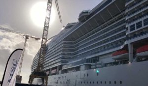VIDÉO. Le MSC World Europa, sixième plus gros paquebot du monde est livré ce lundi 