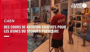 VIDÉO. Près de Caen, des séances de natation gratuites pour les enfants du Secours populaire