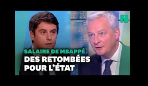 Le salaire de Kylian Mbappé réjouit Bruno Le Maire et Gabriel Attal