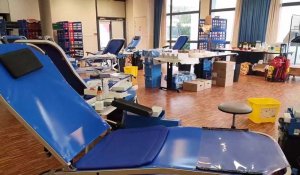 François Denoncin, président de l'association de promotion du don du sang à Vernon, constate la baisse de donneurs dans l'Eure