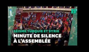 Après le séisme en Turquie et Syrie, une émouvante minute de silence à l’Assemblée