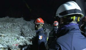 Osmaniye : les secouristes français travaillent sur les ruines d'un bâtiment après le séisme