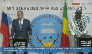 Sergueï Lavrov au Mali : Moscou promet son aide aux pays du Sahel face aux jihadistes