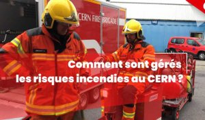 Au CERN, exercice incendie avec du matériel spécifique pour intervention en tunnel