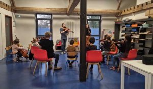Des premiers ateliers réussis pour les enfants de l'orchestre Démos