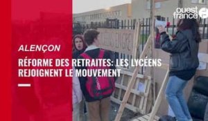 Réforme des retraites. A Alençon, les lycéens rejoignent leur mouvement